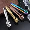 Pinza para Cubitos de Hielo de Acero Inoxidable Mini Pinzas para Azúcar Pinza para Servir Comida para Barbacoa Utensilios de Bar de Cocina Accesorios de Bar Bartender