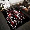 Tappetino Design Logo AC Milan, adatto come tappetino antiscivolo per il soggiorno o il divano della camera da letto