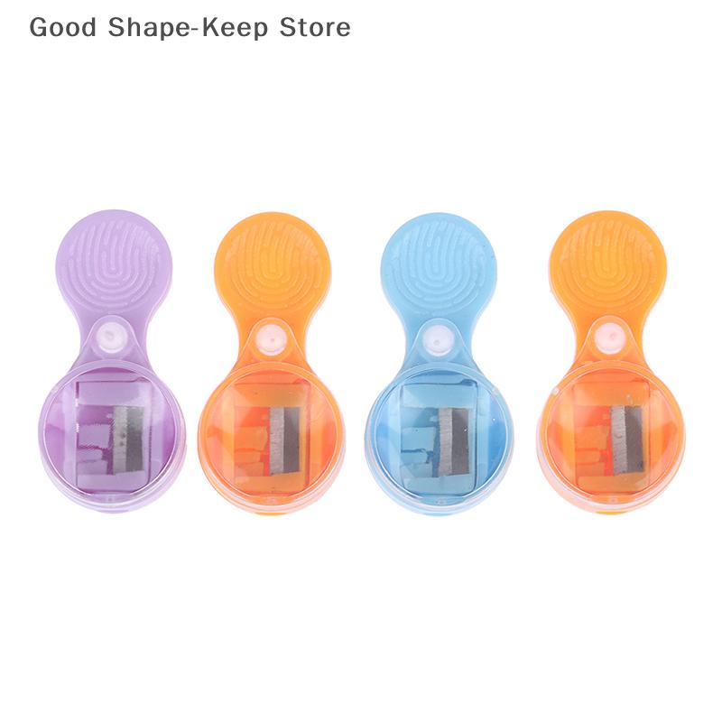 Mini Pointer Pencil Sharpener, 2mm Leads, Portable Sharpener, 4Pcs Student supplies pencil sharpening tools
