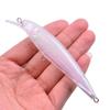 Lifelike Minnow Fishing Baits Sharp Treble Hooks Soft Feather Tails Portable for Freshwater Hiking Fishing Trips