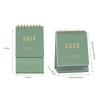 2026 Simple Calendar Small Desk Calendar Creative Coil Calendar Planner Desktop Decoration Office Stationery