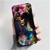 Casing For ZTE Blade A34 / A54 4G Phone Case Shell Aesthetic Cute Cat Astronaut Soft TPU Silicone Black Protective Cover Bumper
