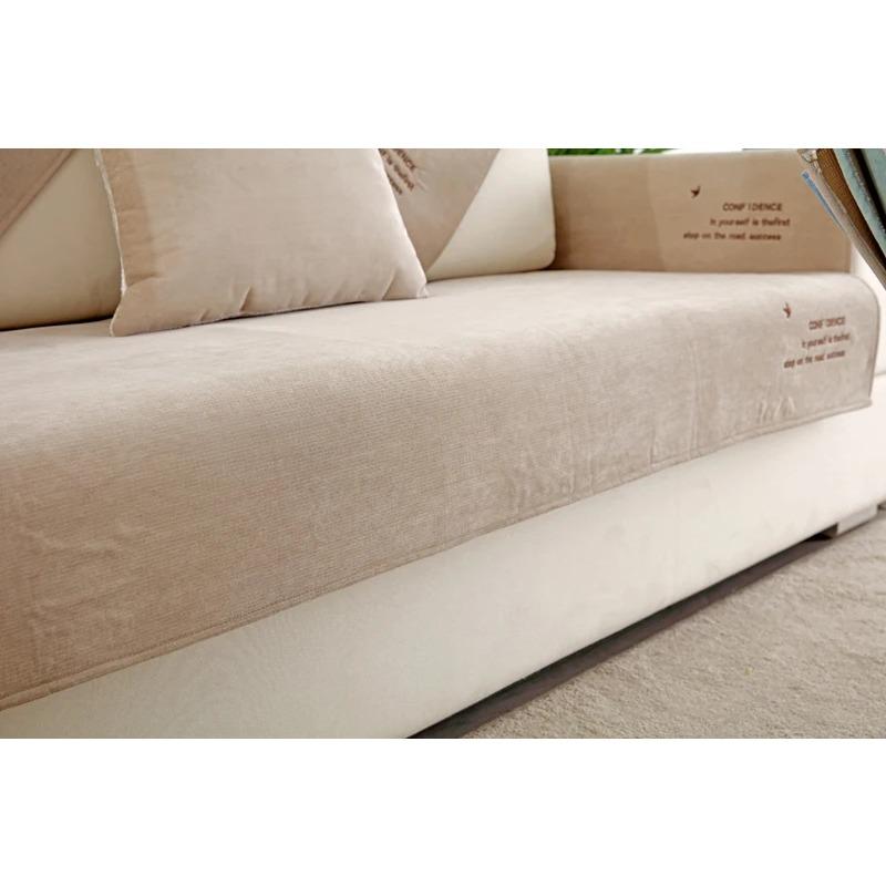 Синий серый однотонный чехол для дивана для собак и домашних животных — фото 10