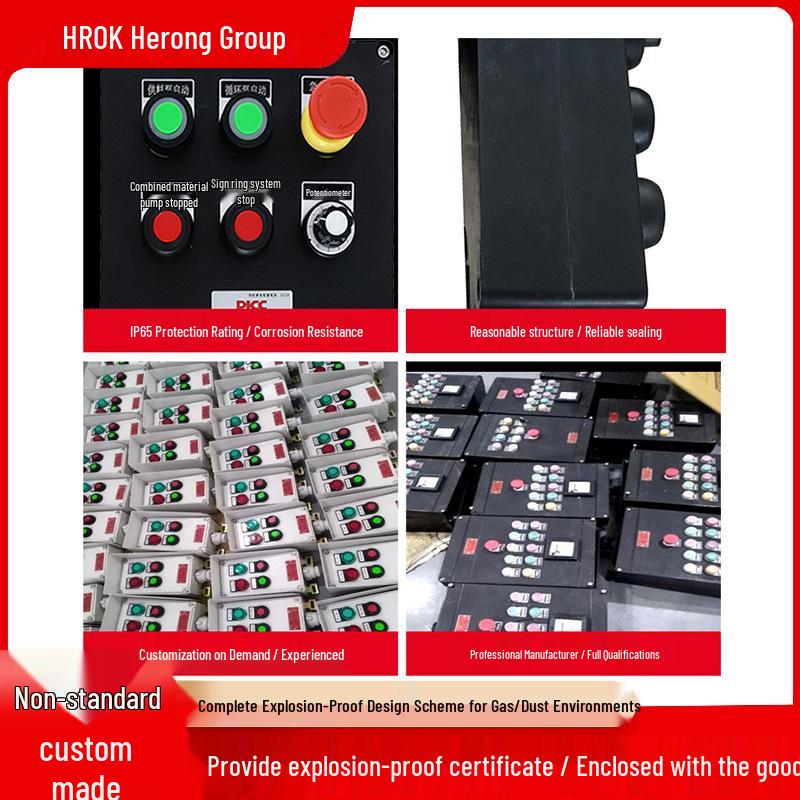Explosion-Proof Anti-Corrosion Lighting Switch & Master Controller for Chemical Textile