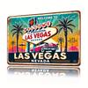 ClassicVegasDecor Las Vegas Iron Sign - Retro Neon Art - Bedroom/Bar/Hotel - Perfect Casino Gift