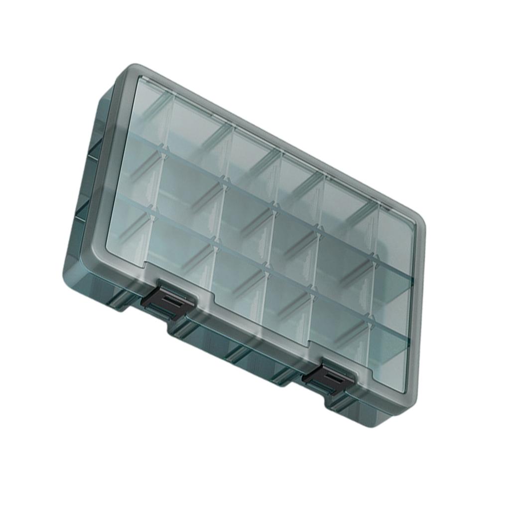 Plastic Tool Parts Box Storage Screw Box Tool Classification Electronic Drill Bit Accessories Thickened Grid Box