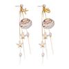 Bohemian Style Dangle Earrings Dangle Design Drop Earrings Starfish Shell Earrings  Beach Vacation