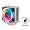 IWONGOU X99 Processor Cooler Am4 4 Heatpipes Radiator IWONGOU 4Pin PWM Cooling CPU 90mm RGB Fan for Intel Lga 2011/1366/1700/AMD