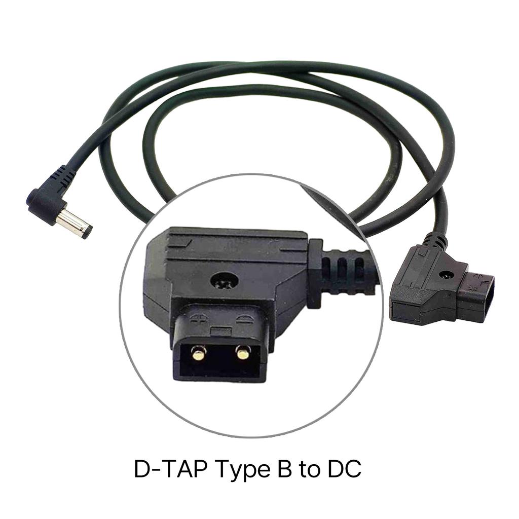 D Tap B-type to DC5525 Camera Power Cord Stable Power Transfer for Blackmagic Videos Assist Photography Professionals