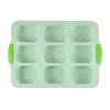 9-Cavity Non-Stick Silicone Oval Baguette Cake Mold for DIY Bread and Baking