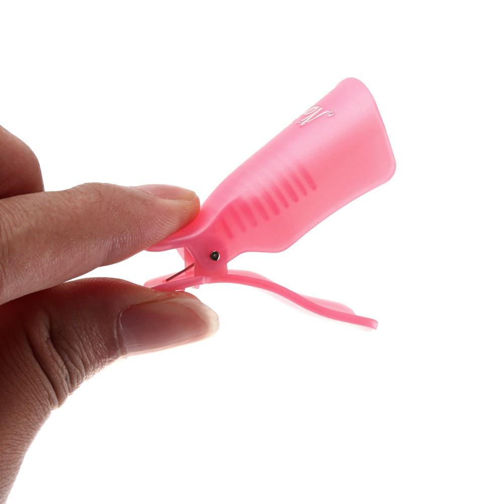 10Pcs/Box UV Gel Polish Remover Clips Colorful Acrylic Nail Art Soak Off Cap Clips DIY Nails Cleaning Manicure Finger Wrap Tools