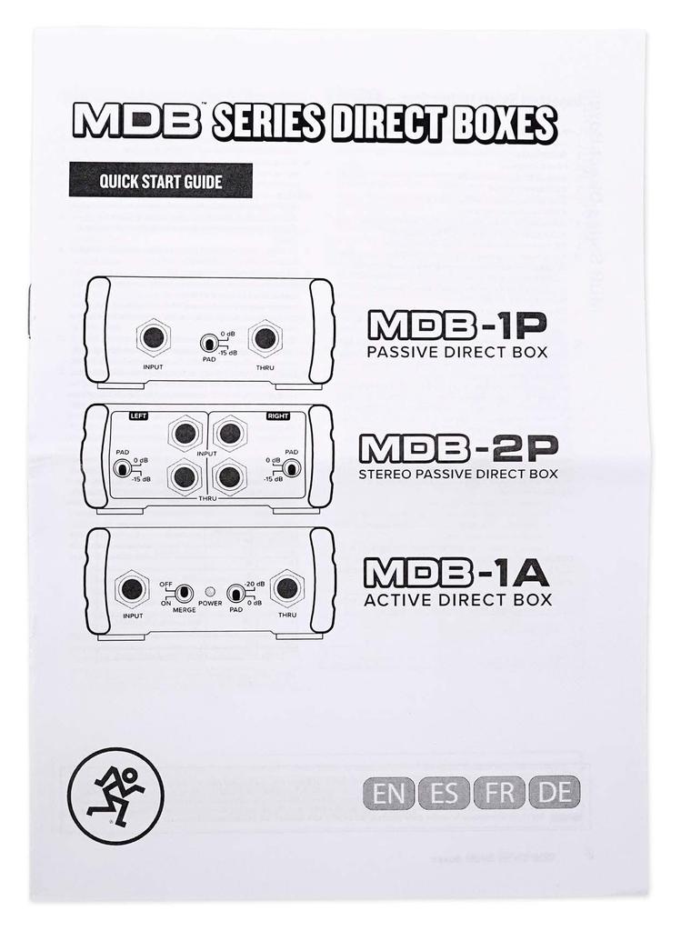 MACKIE MDB-1P Passive Direct Box