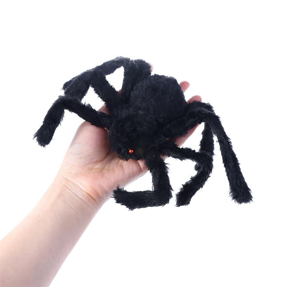 DIY Ornament Haunted House Decor Artificial Spider Black Plush Spider Horror Giant Spider