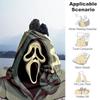 1pc Scream Outdoor Blanket Lightweight Flannel, Soft & Warm, All Season Use for Sofa, Outdoor, Camping, Living Room, Office, Chair
