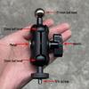 Universal Mobile Phone Bracket: 1/4" Turn-to-Screw Ball Head Adapter with Reverse Thread Accessories