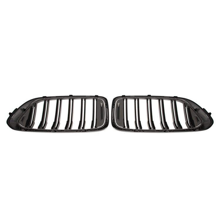 Car Front Kidney Grille Hood Racing Grill For BMW 6-Series GT G32 2018-2020 Double Slat Grills ABS