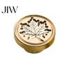 Journal Decoration Seal Wax Stamp, Vintage Plant Pattern Head, Durable Handmade Stationery Accessory Copper Stamp Head Replacement, for Envelope