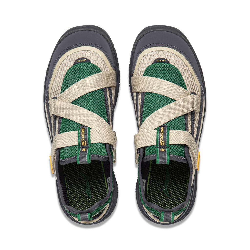 Li Ning Outdoor CF Tracing Outdoor Shoes Women's Low top Light Milk Brown/Ebony Black/Deep Palace Green AHLV006-7