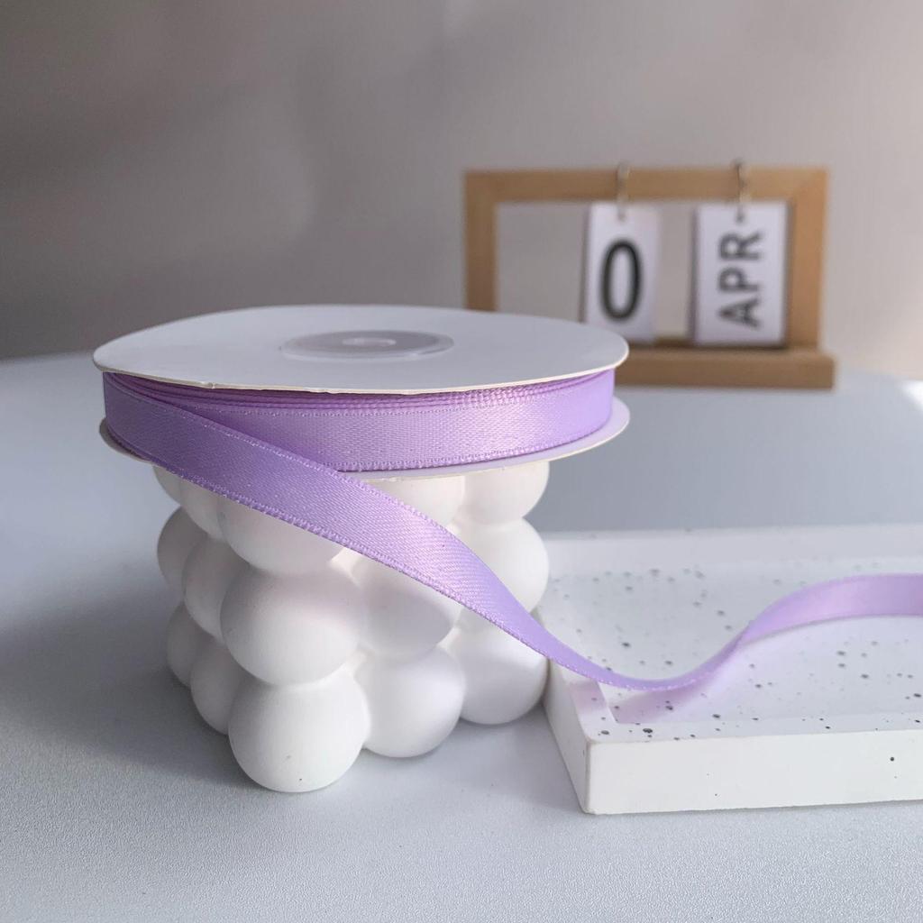 Korejská polyester-bavlna matná stuha pro DIY mašle a vlasové doplňky, 1 cm