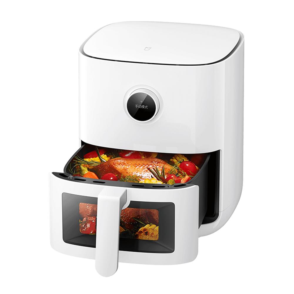 

Интеллектуальная фритюрница 220 В, электрическая фритюрница без масла, антипригарное покрытие, 24-часовой таймер, интеллектуальная духовка для картофеля фри объемом 4 л, экран OLED