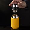 Taza portátil para té, agua, café, botella, taza con filtro incorporado, 160 ml, calidad premium, acero inoxidable 316