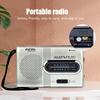 BC-R21 Bærbar AM FM-radiomottakerspiller Innebygd høyttaler med standard 3,5 mm hodetelefoner Håndholdte Lette Ultra Tynn