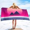 Neon Palms Beach Towel Quick Fast Dry Sand Free Proof Extra Large Big Outdoor Travel Swim Micro Fiber Blanket for Women Men
