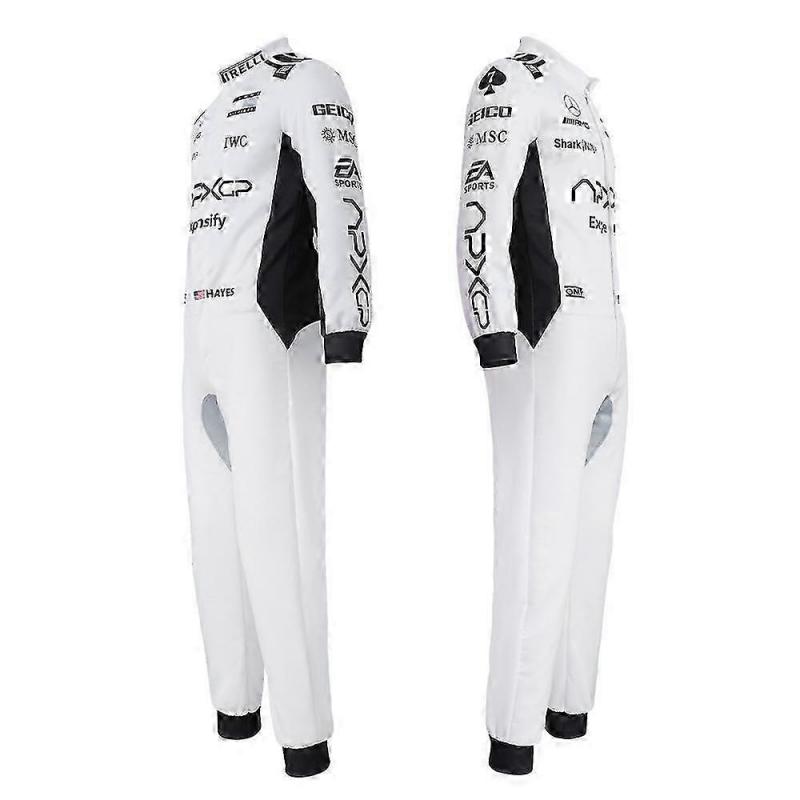 Erwachsener Rennfahrer Cosplay Kostüm Herren Overall Rennauto Fahrer Verkleidung - XN