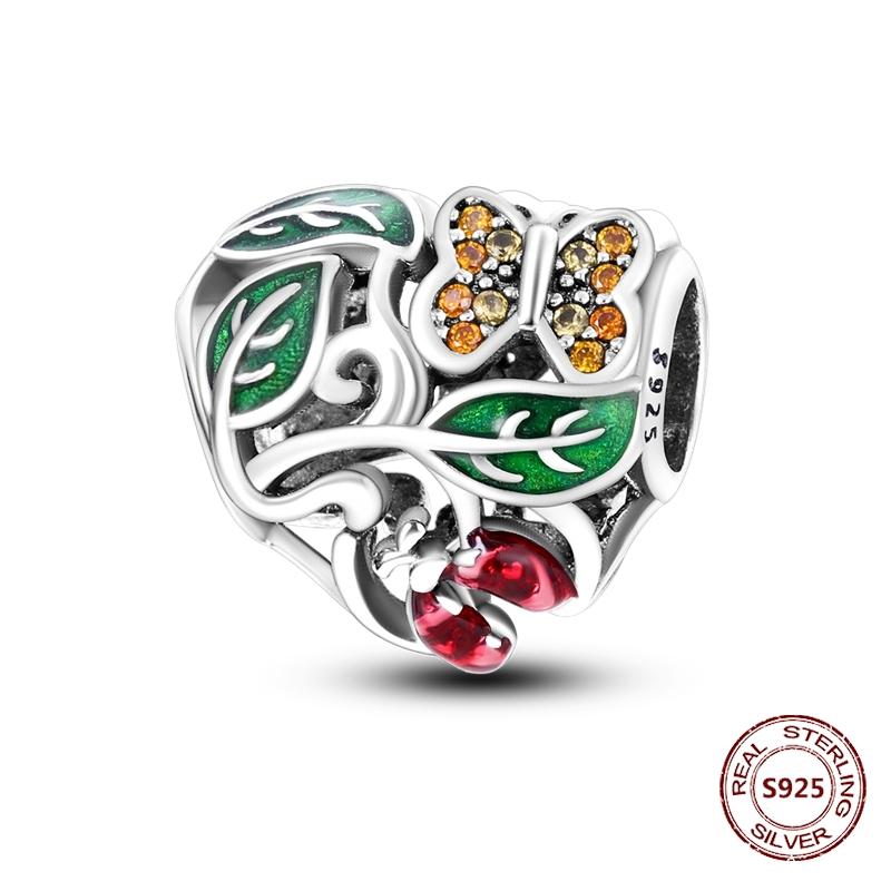 Copper Yellow Series Fashion Gold Sunflower Heart Charm Beads Fit Original Bracelet Party Diy Jewelry Gift