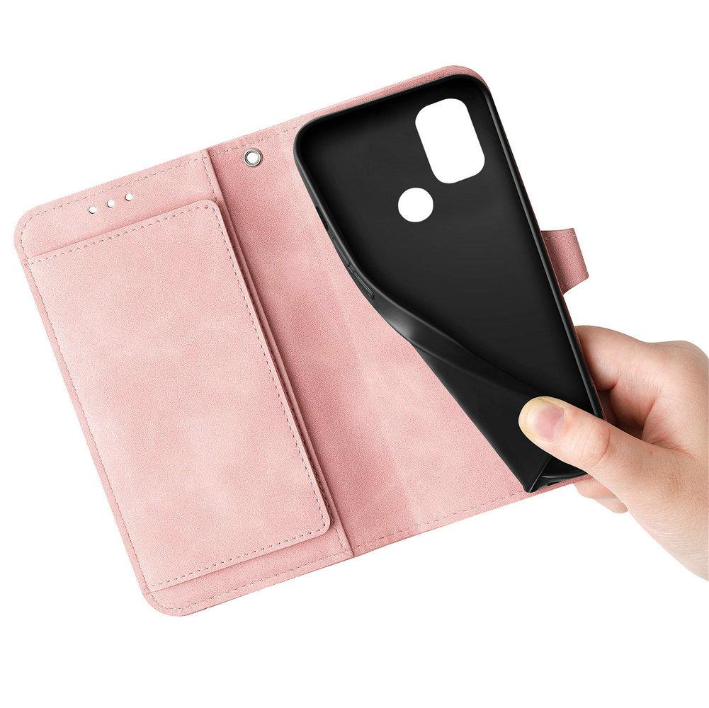 Custodia Portafoglio In Pelle Per Nokia G21/G11, Con Slot Schede E Chiusura Magnetica, Colore Oro Rosa, Flip Case Con Cavalletto - 2