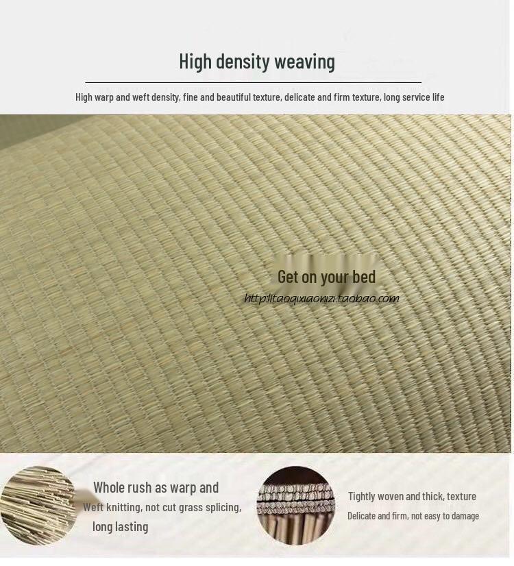 Orchid Grass Cooling Pillow Mat with Free Shipping - Summer Straw Mat, Pillowcase, and Cushion Tie Band