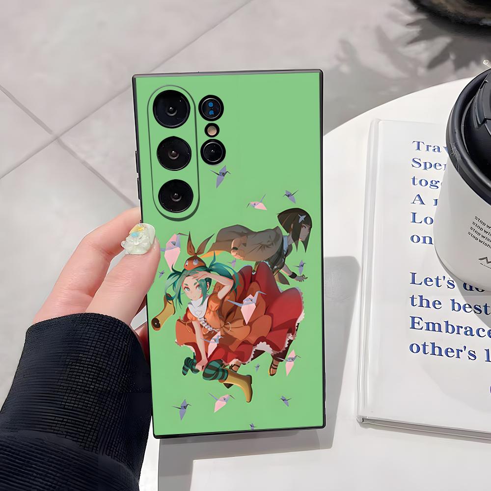 FCNB M Monogatari Yotsugi Ononoki Phone Case For Samsung S26 Ultra S25 Edge Ultra S23 S22 S21 S20 Ultra Plus S24 Fe Cover