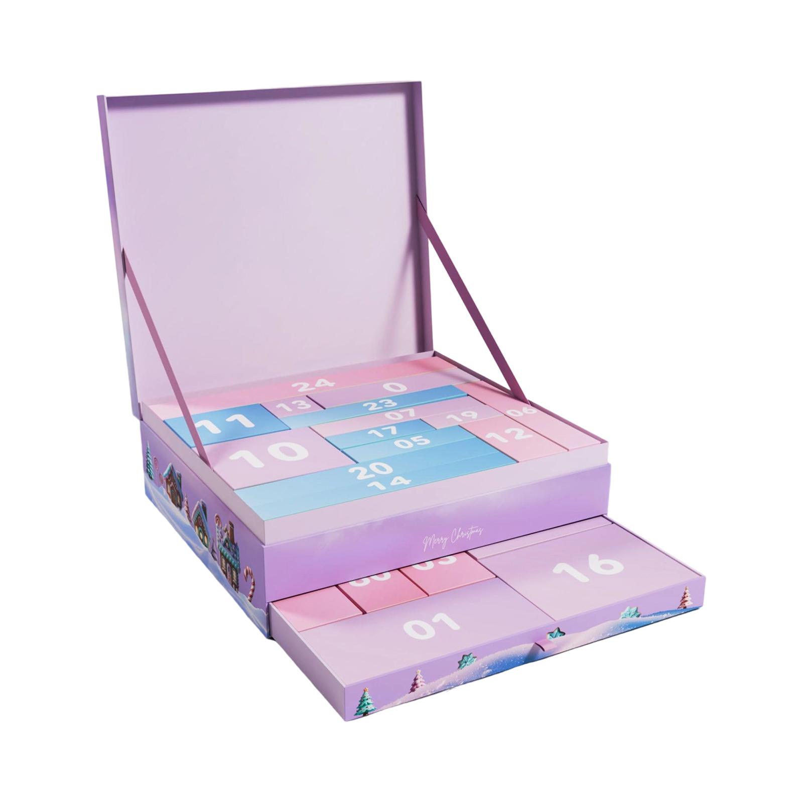 

Painting Advent Calendar 24 Day Box DIY Christmas Craft Gift Set One Size