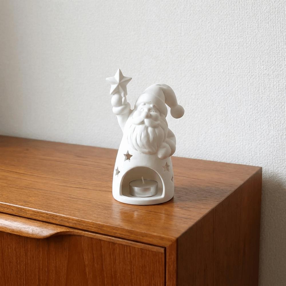 3D Printed Christmas Candle Holder Hollow Out Christmas Tealight Holder  Fireplace Decor