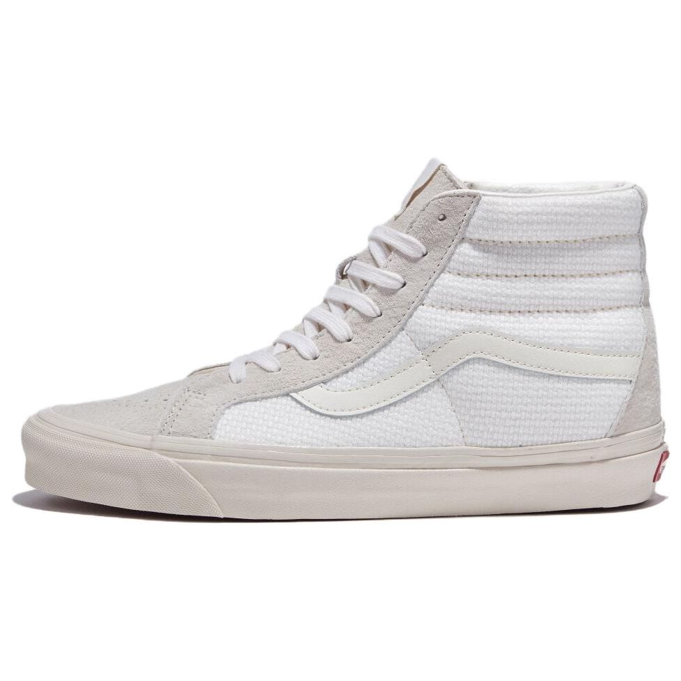 Vans Authentic Series Versatile Casual Comfortable High-Top Skate Shoes Unisex Sneakers White VN0A5KRTDJR1