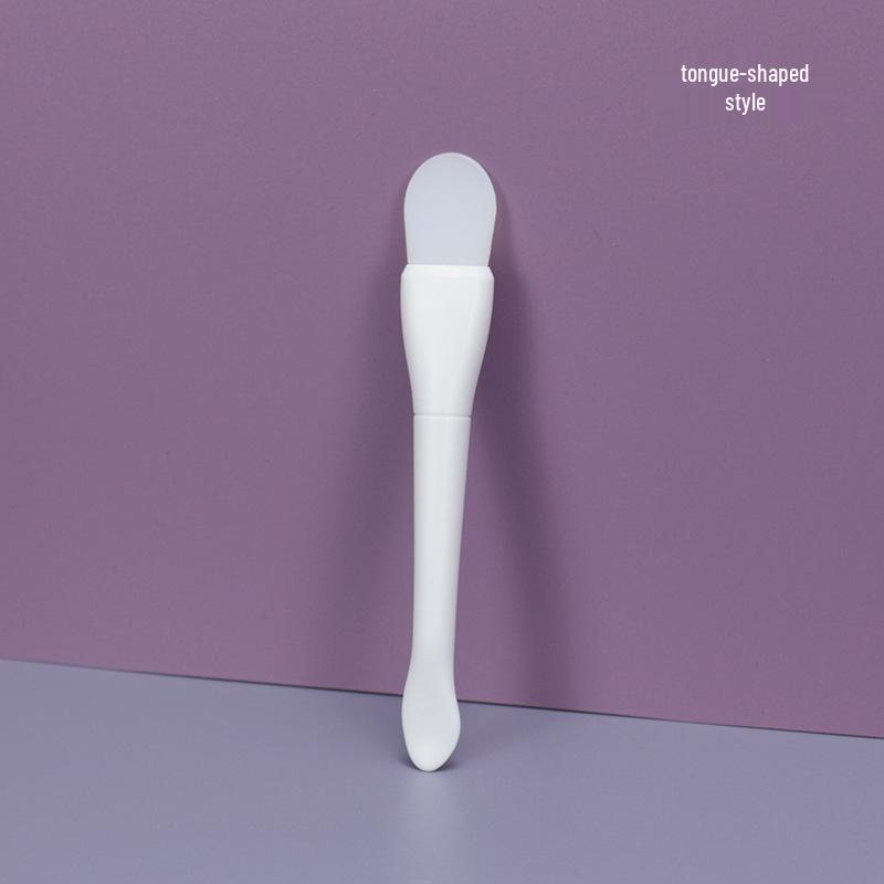 Doppelköpfiges Silikon-Maskenpinsel-Set: Fischschwanzlöffel zum Mischen, Auftragen, Auslöffeln und Entfernen von Schlammmasken