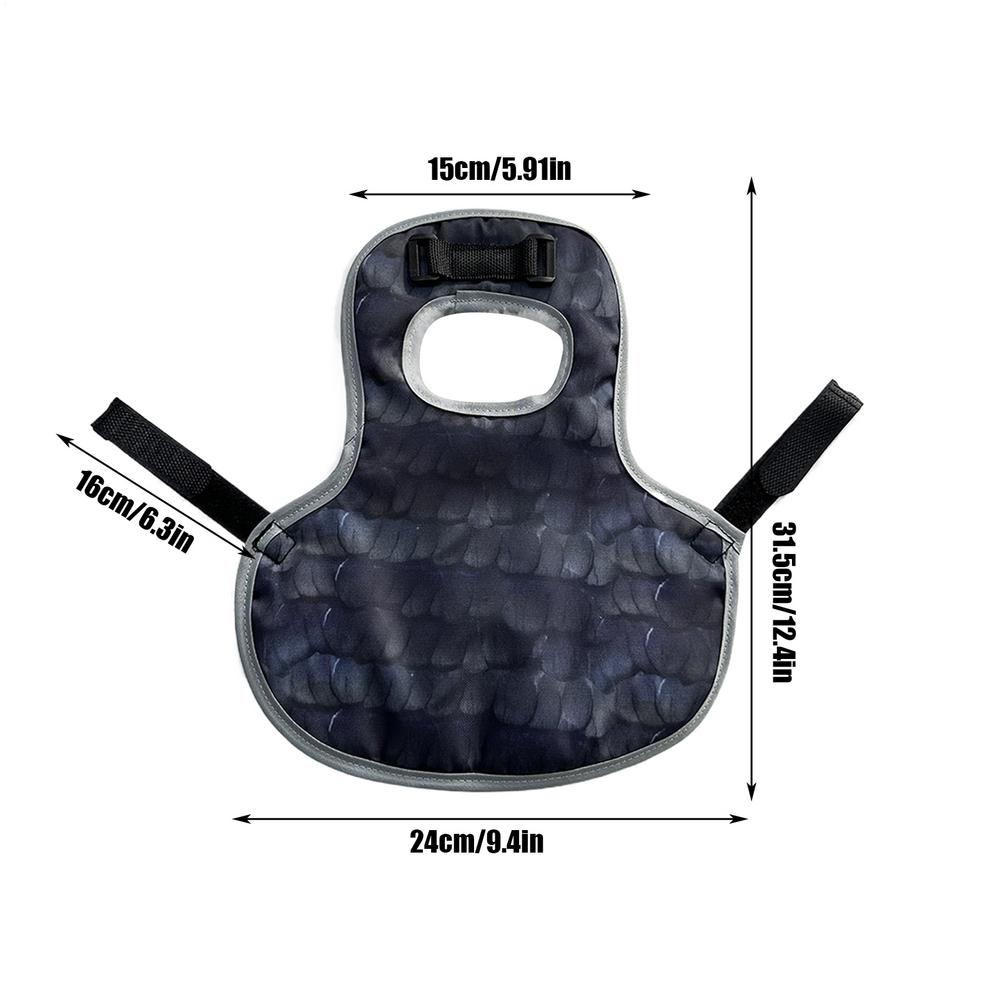 

Chicken Hen Mating Saddle Chicken Apron Back Protector for Hens Animal Wing Protector Raising Supplies чорний