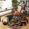 1PC Christmas Tree Office Round Area Rug, Under Office Chairs Bedroom Living Room Home Decor,Carpet for Office, -1110210