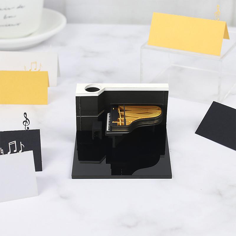 Time Piece Calendar 2026 Desk Calendar 3D Tear-Away Calendar Paper Carving Art Memo Pad Notepad Gift For Christmas Housewarming