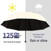 Velký skládací deštník pro tři osoby, odolný proti dešti a slunci, s potiskem loga na zakázku