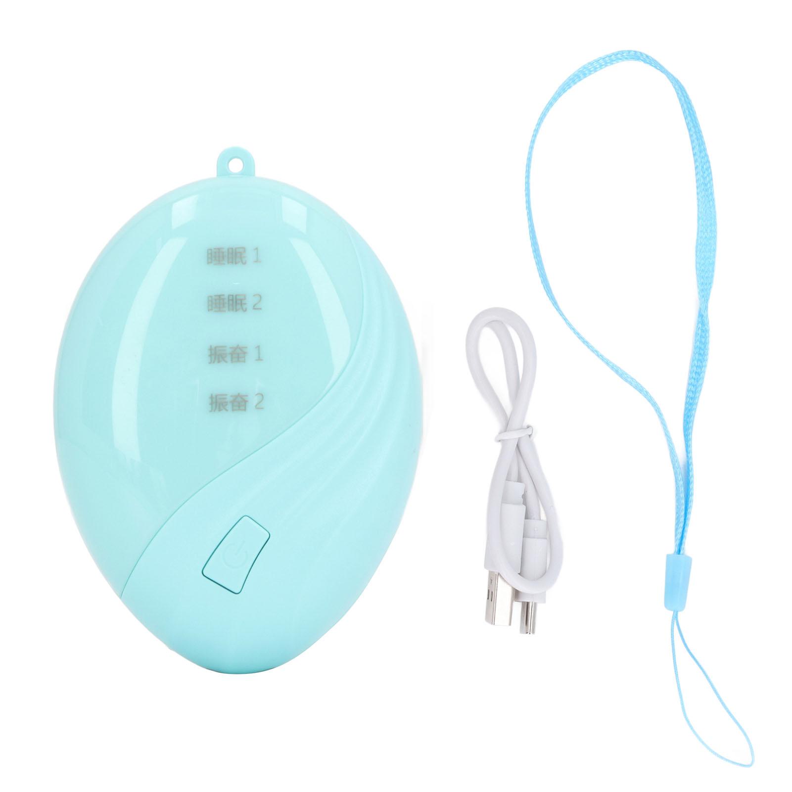 

Ручной инструмент для сна, облегчение тревоги, 4 режима, перезаряжаемый неинвазивный микротоковый помощник для сна De Blue