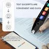 ABS Translation Pen Digital Battery Powered Screen Solid Color English Learning Translator Scanner Reader