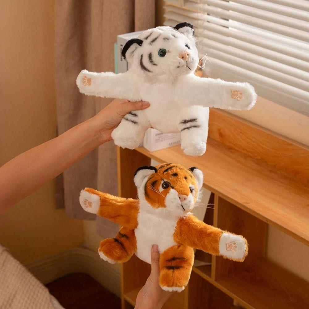 Koala Tiger Slap Snap Wrap Forest Animal Plush Hand Ring Children Game Props