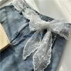 HX6F Breathable Lace Belt For Women Adjustable Ribbon Tie Elegant Waist Multi Functional Hair Accessory