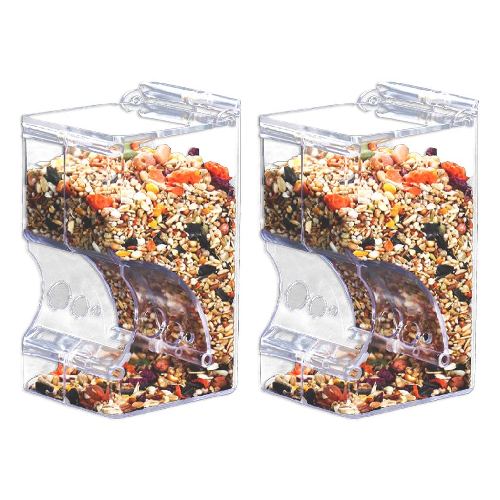 HAMILO Automatisk Hamster Mater Mater Bur Avl Chinchilla Sett med 2