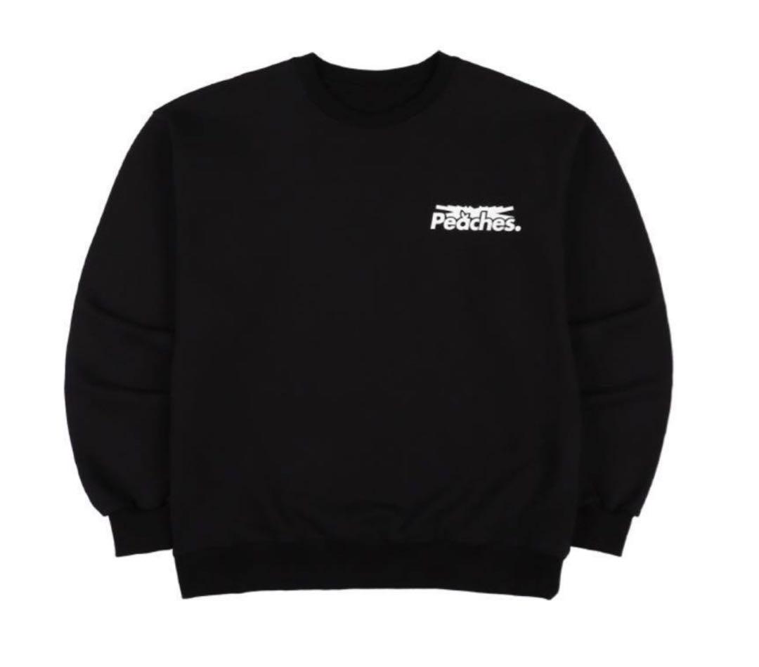 

[USED] LE SSERAFIM × Peaches Black Sweatshirt, Size M