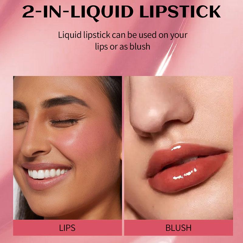 Nem At Lægge Makeup Glansfuld Maling Fugtgivende Læbefarve Langtidsholdbar Vandtæt Læbestift Vand Klæber Ikke til Kop Læbeglans