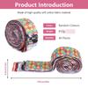 Paski Materiału Jelly Roll Do Pikowania, 40 SZT. Rolka Bawełnianego Materiału Do Szycia Z Różnymi Wzorami Rękodzieło DIY Patchwork