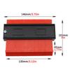 Multifunctional 5/10inch Curved Ruler Type Taking Device Woodwork Adjustable Contour Duplicator Measure Marking Cutting Template