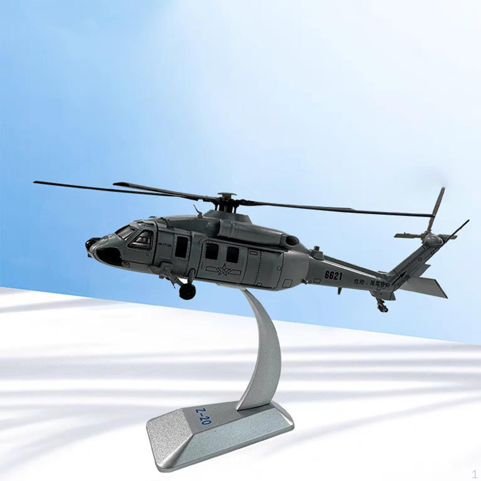 

Модель вертолета с подставкой 1:Игрушка Масштаба 100 Настольный Декор Обработка на ЧПУ Сплав Украшение Симуляция